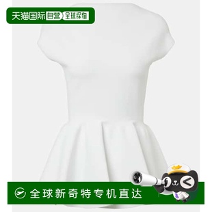 香港直邮Alaia 收腰上衣 1h可退 女士 white白色 舒适时尚