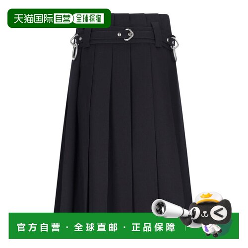 香港直邮PRADA 女士半身裙 P184YHOOO108NF0008 SS2025 蓝色