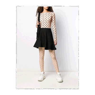 香港直邮Marine Serre 月亮印花弹力打底裤 JE35FW19