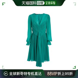 领连衣裙 女士V 香港直邮Alberta Ferretti