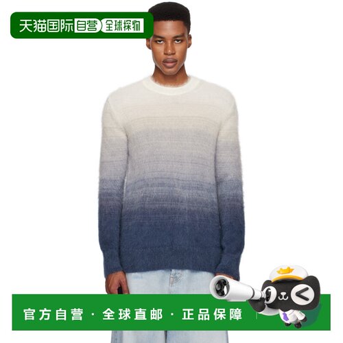香港直邮Off-White 男士 长袖毛衣 OMHE170F24KNI001针织羊毛