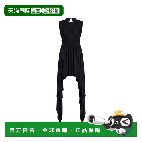 1h可退 香港直邮alaia 女士 DEESSE 喇叭中长连衣裙 AA9R2838T471