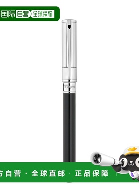 自营欧洲直邮S.T.Dupont法国都彭 D INITIAL男女通用银色镀铬/漆