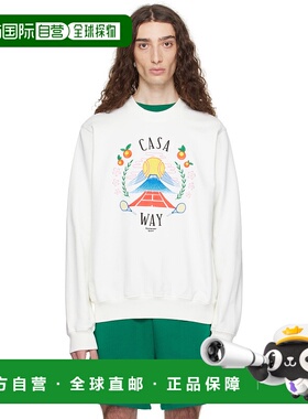 香港直邮Casablanca 男士 灰白色 Casa Way Mountain 套头衫 MPF2