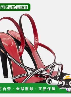 香港直邮Valentino 华伦天奴 女士 Dans Le Foyer 105 绸缎凉鞋