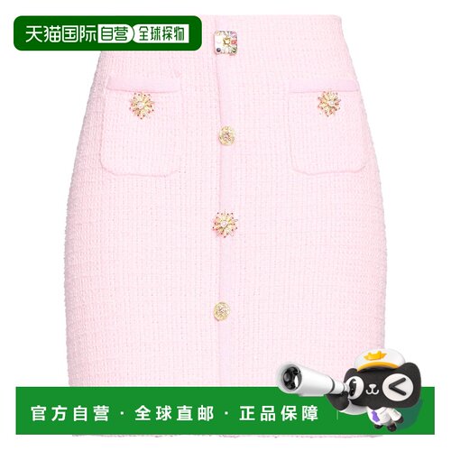 1h可退 香港直邮Self-Portrait 女士 迷你半身裙 pink粉色 舒适时
