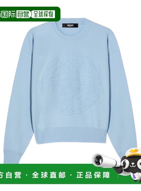 1h可退 香港直邮Versace 长袖毛衣 10134291A10005针织衫