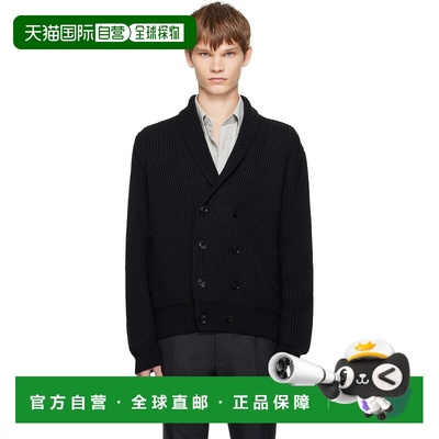 1h可退 香港直邮Tom Ford 汤姆 福特 男士 黑色 Wool Silk Shawl