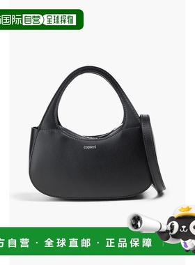 香港直邮Coperni 女士 Baguette 皮革手提包 COPBA17405SIZEBLACK
