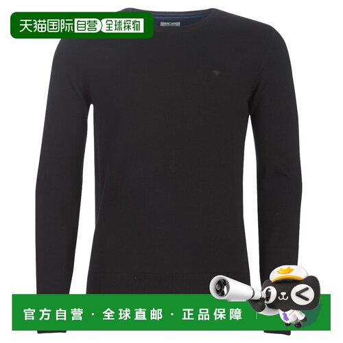 欧洲直邮Tom Tailor 男士 FLORET 针织套衫 黑色针织衫
