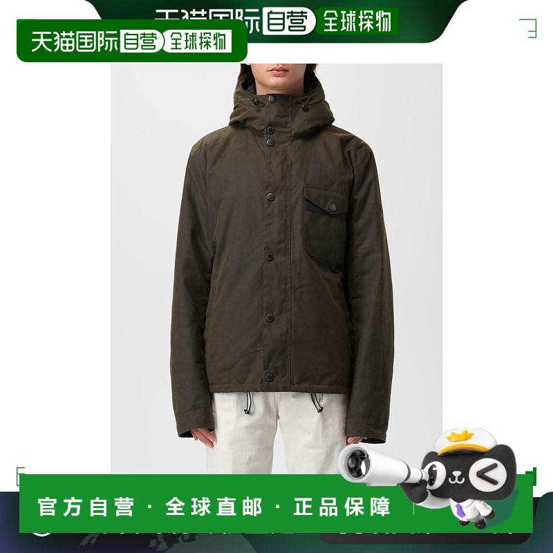 香港直邮Barbour 巴伯尔 男士 连帽排扣休闲夹克 MWX1372MWXO经典