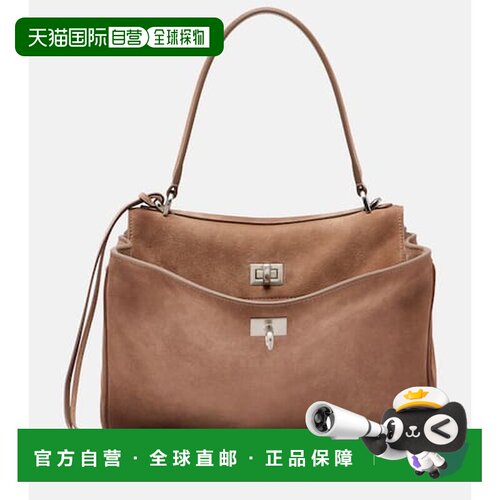 1h可退 香港直邮Balenciaga 巴黎世家 女士 Rodeo 小号绒面革手提