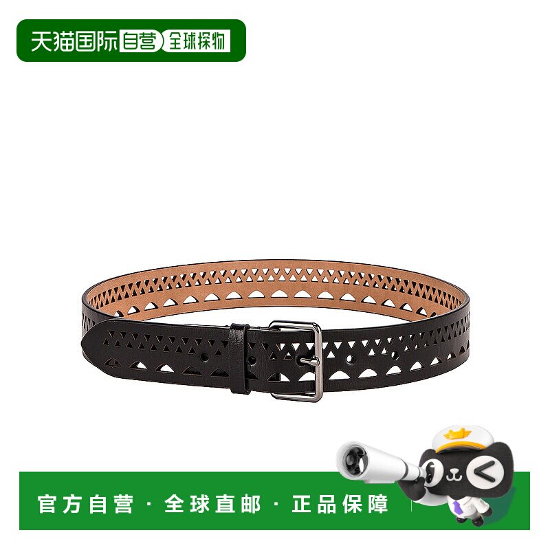 1h可退 香港直邮Alaia 女士 Vienne 细款皮带 AA1C313MC0A30腰带