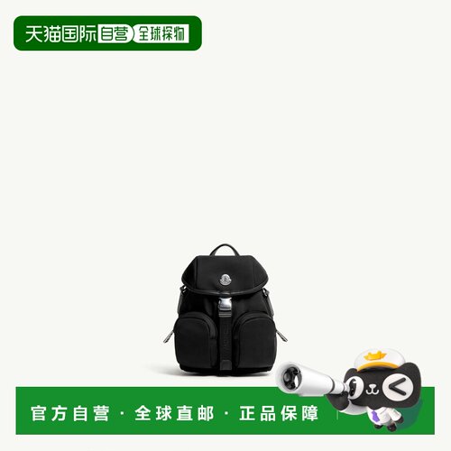 自营欧洲直邮Moncler盟可睐 Trick女士迷你尼龙黑色单肩包斜挎包