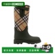 1h可退 81116761 格纹雨靴 香港直邮Burberry EKD