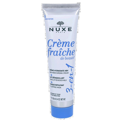 欧洲直邮NUXE/欧树牛奶乳霜保湿霜面膜卸妆乳三合一滋润100 g正品