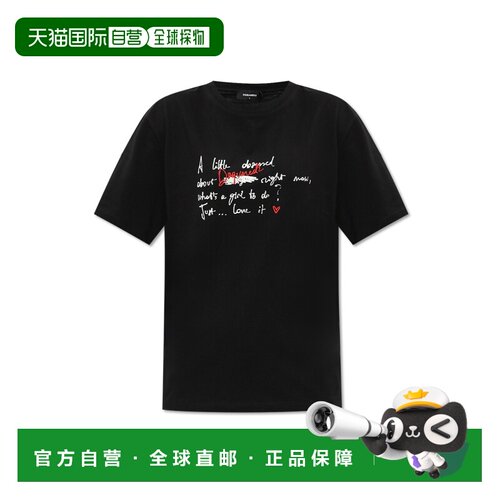 香港直邮DSQUARED2 女士T恤 S72GD0572D20020900 【付后1h可退】