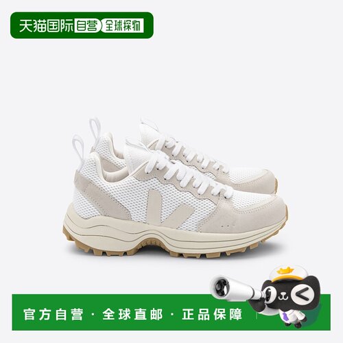 自营欧洲直邮VEJA Venturi系列女士岩石色/白色/自然色聚酯纤维V