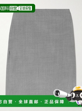 1h可退 香港直邮calvin klein 女士 Luna 羊毛半身裙 LV0VY00490W