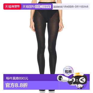 1h可退 香港直邮Wolford 女士 羊绒真丝连裤袜 11346 black黑色
