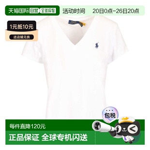 1h可退 香港直邮Polo Ralph Lauren 针织V领T恤 211B14611短袖