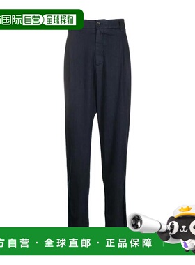 香港直邮Giorgio Armani 蓝色修身休闲裤 0SGPP09ZT01FI