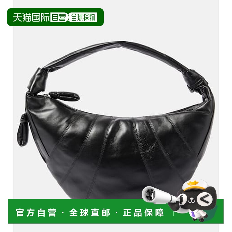 1h可退 香港直邮Lemaire 女士 Fortune 牛角包形皮革肩包