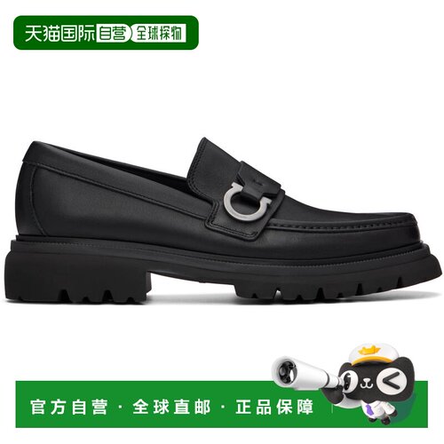 1h可退 香港直邮Salvatore Ferragamo 菲拉格慕 男士 黑色 Gancin