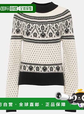 1h可退 香港直邮KHAITE 女士 Guy 羊绒毛衣 white白色 舒适时尚