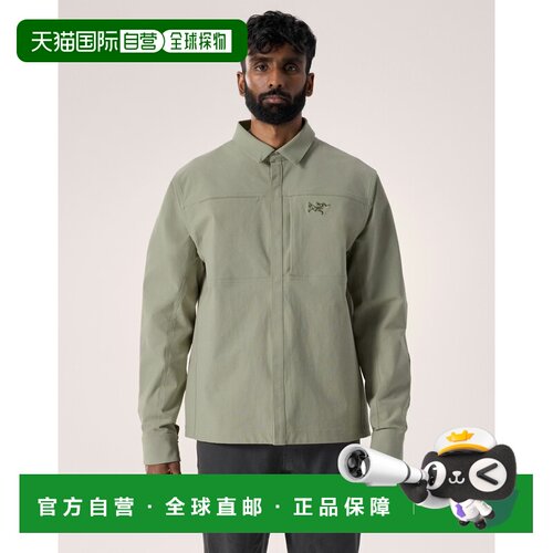 欧洲直邮Arcteryx 始祖鸟CRONIN COTTON外套 男装户外式衬衫