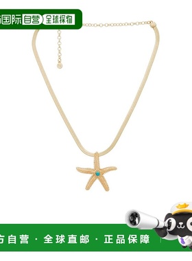 1h可退 香港直邮Ettika  海星吊坠人字纹链条项链 N3262 metal金