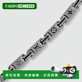 欧洲直邮LV 路易威登 男士 自营1h可退 银色 黑色925银项链