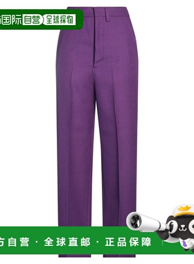 香港直邮Ami Paris 女士 正装长裤 purple紫色 舒适时尚