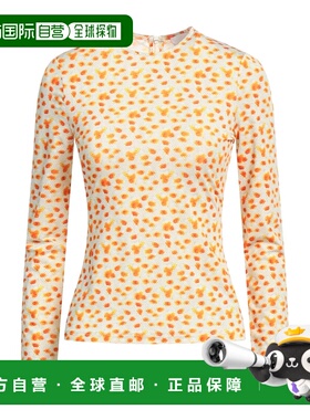 1h可退 香港直邮Burberry 巴宝莉 女士 T恤 orange橙色 舒适时尚