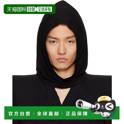 香港直邮Rick Owens 罗纹帽子配饰 RR01E5435BZ围巾