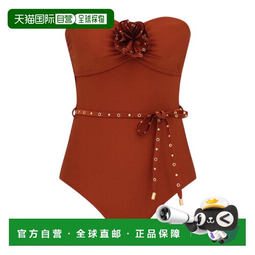 香港直邮ZIMMERMANN 女士泳装 8008WSS262TAN AW2026 红色 抹胸连