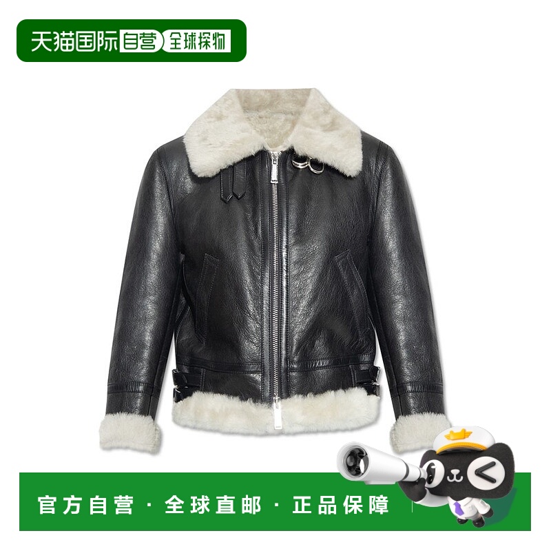 1h可退 香港直邮Dsquared2 二次方 女士 长袖皮夹克 S75AM0993SY1