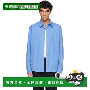 香港直邮A.P.C. blue蓝色 男士 COHLE­H12652 舒 蓝色衬衫 1h可退