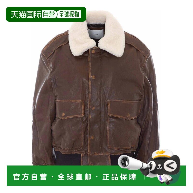 香港直邮DUNST 女士皮衣 UDJU6C102W2 SS2026 棕色 Unisex Leathe