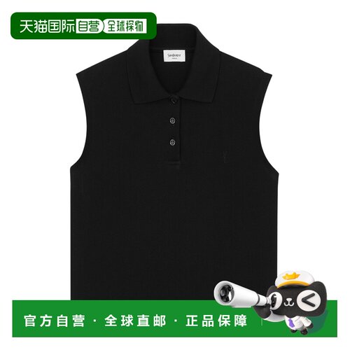 1h可退 香港直邮Saint Laurent 无袖POLO衫 862601Y37ZE