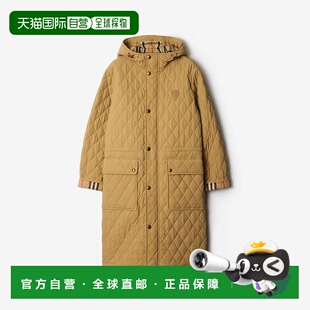沙色尼龙大衣 女士亚麻色 欧洲直邮Burberry 博柏利