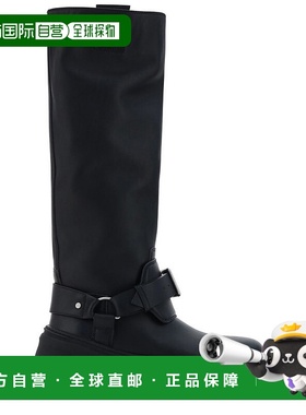 1h可退 香港直邮Burberry 巴宝莉 女士 带扣及膝长靴 8096904