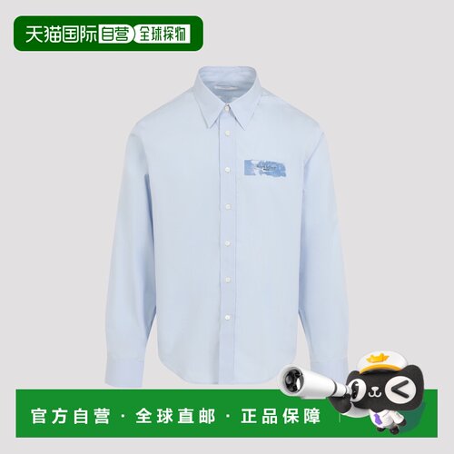 1h可退 香港直邮GIVENCHY 男士衬衫 BM617V1YMY452 AW2026 蓝色 G