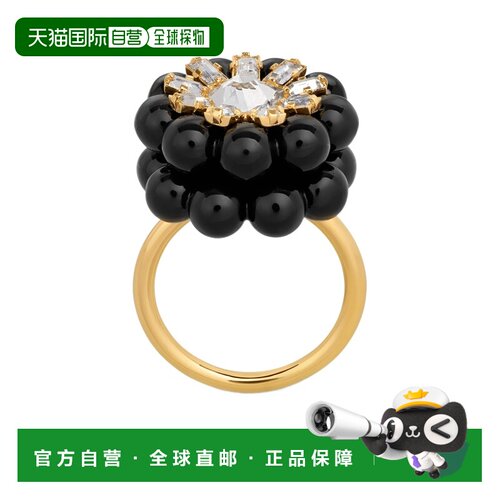 香港直邮CELINE 女士戒指 461LZ6VSB35OB SS2026 黑支付后1h可退