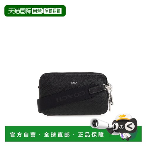 香港直邮COACH 男士单肩包 CEB300BLK SS2026 黑色 Shoulder bag