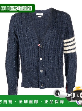 香港直邮Thom Browne 长袖针织开衫 MKC486BY1506羊毛马海毛