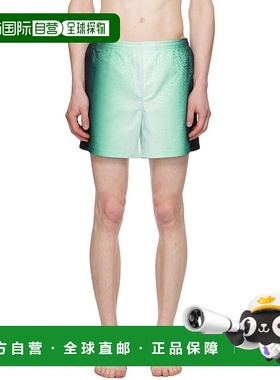 1h可退 香港直邮Casablanca 男士 绿色 & 黑色 Gradient Monogram