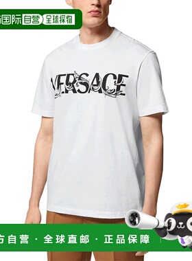 香港直邮Versace 短袖T恤 10069741A049491W010范思哲