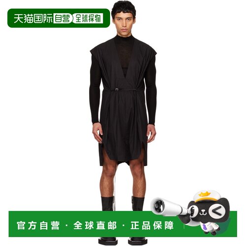 香港直邮rick owens 瑞克 欧文斯 男士 黑色 Temple SL Short 连