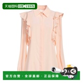 香港直邮Chloe 真丝衬衫 蔻依 1h可退 女士 Blouses pink粉色 舒